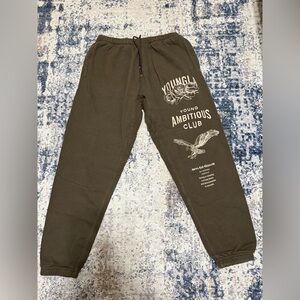 YoungLA Immortal Fleece Sweatpants - Brown
